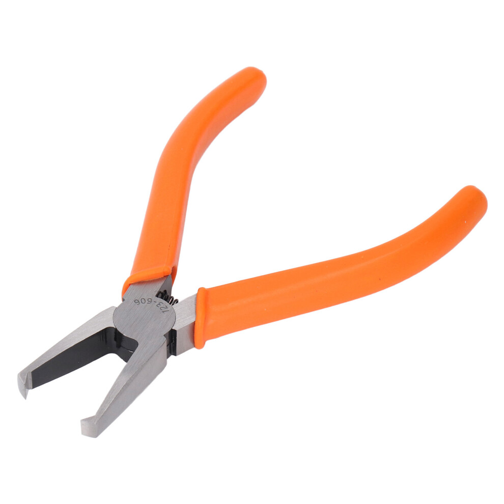 6Mm Curved End Cutting Pliers Crv Steel Right Angle Flush Cut Tool 4341384747324
