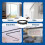 Rail de rideau de plafond flexible de 3 m avec accessoires 4