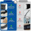 Rail de rideau de plafond flexible de 3 m avec accessoires 5