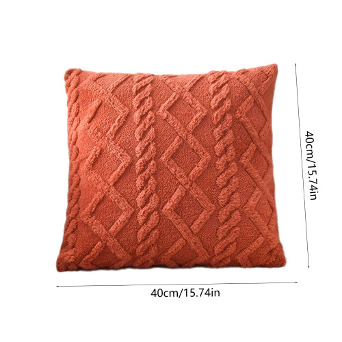 Cuscino decorativo Boho 18x18 pollici arancione 2