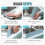 Barre de protection d'évier en silicone étanche et portable 6
