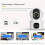 Κάμερα ασφαλείας Wifi 200W με νυχτερινή όραση HD και αμφίδρομο ήχο - Πανοραμική κάμερα 3