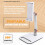 Monitor Stand Adjustable 360 Swivel Bracket Tablet Holder Compatible with Tablet Desktop Clamp Stand 3
