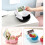 Snackschale mit Handyhalterung, rosa Bärenform, 1 Stück 2