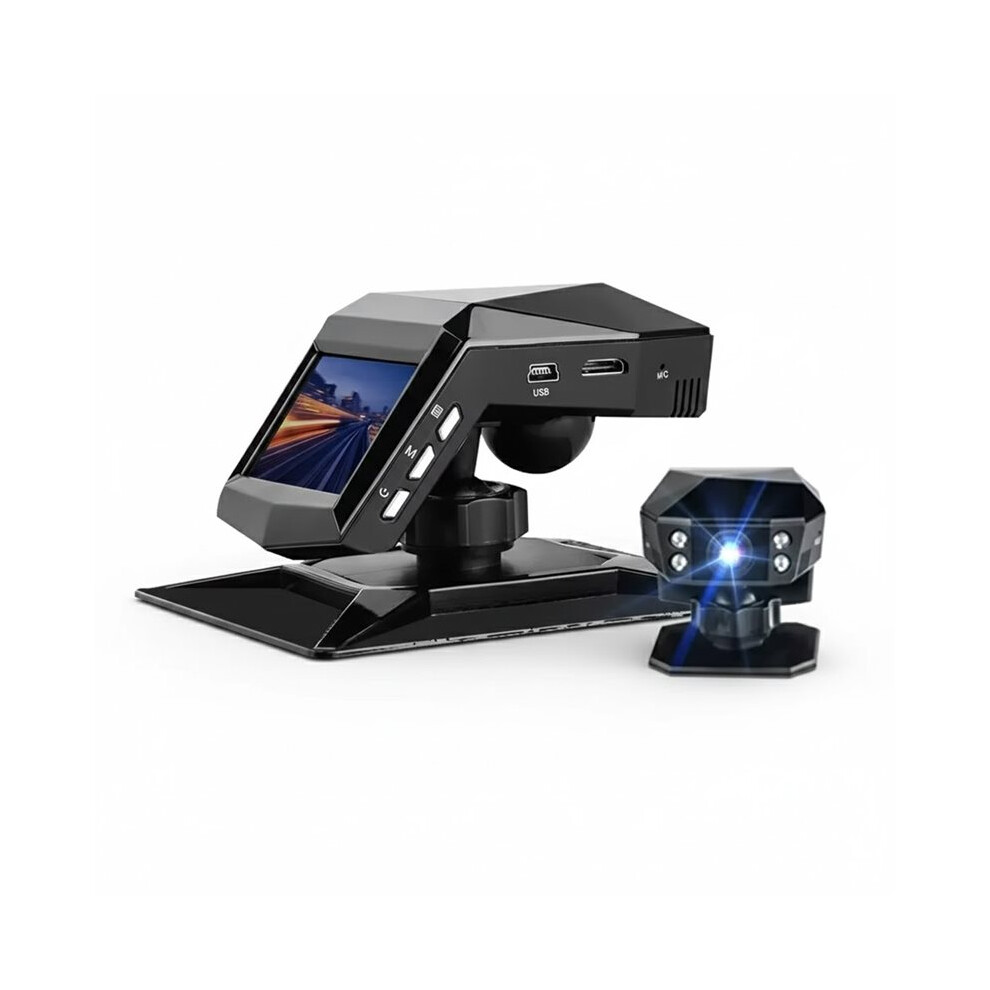 4K Hd Car Dvr Dash Cam 1080P Video Recorder 170 Angle Night Vision Car Recorders Cycle Recording Dash With 32Gb Card Tauoh