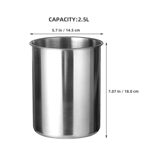 Beverage Tub Without Handle Stainless Steel Ice Bucket 1