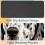 Mouse pad com estampa de cachorro pintado e base de borracha macia, 20x15cm 7
