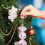 Christmas Candy Ornaments Set Pink 4-Pack with Silver Ropes 5