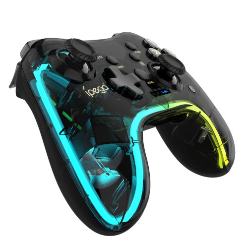 Ασύρματη λαβή Bluetooth με φωτισμό RGB – Συμβατό με PS4/PS3/PC και κινητά τηλέφωνα 2