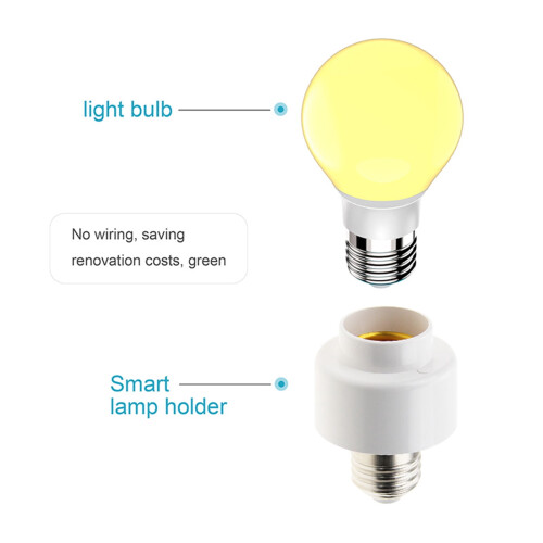 Controlador de lâmpada Wi-Fi Smart Slampher, compatível com lâmpadas E27. 2
