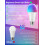 A19 Bluetooth Smart LED-Lampe E26 800lm9W RGBWW 3