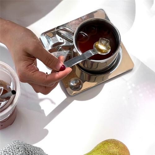 Coffee Cup Set with Spoon Placemat Kitchen Beverage Water Cup Tableware Accessories 1