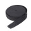 Sy linning1 rull svart polyester40 m lengde2 cm bredde flatstrikk 8