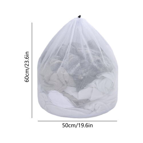 Drawstring Mesh Laundry Wash Bags Set – Compatible with All Machines, Reusable, Multiple Sizes for Delicates, Bras, Sweaters 2