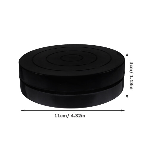 Clay Sculpting Turntable Black Plastic 1 Set 1