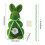 Easter Bunny Flocked Ornament Decoration 1 Piece 3