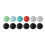 12PCS Replacement Joystick Caps for /OLED/LITE Game Console Repair Cap for Broken Joysticks Button Cap 1