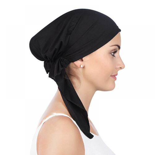 Chemo Hat Γυναικείο Ελαστικό Σκούφος Μπαντάνα Τουρμπάνι Καπέλο για Κεφαλή, Μαντήλι 1
