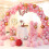 Kit de support pour arche de ballons blancs avec base et pompe 4