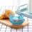 Chicken-shaped candy dish with lid 3x3x5 in blue 4