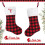 Meia de Natal branca personalizada de 18 cm (7 polegadas) 2