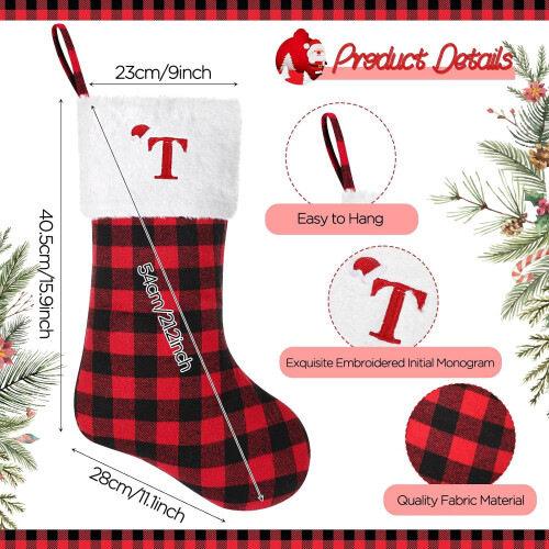 Meia de Natal branca personalizada de 18 cm (7 polegadas) 2