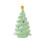 Ceramic Christmas Tree Ornament Green Mini House 1 pc 2