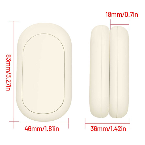 Magnetischer, abnehmbarer Handwärmer, USB-aufladbar, 2er-Pack 2