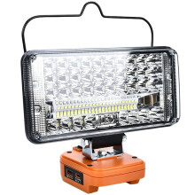 Led Light for 18V Batteries 7 Inch 62 Bead Spotlight Outdoor Work Fishin Work Light Handheld Emergency Tool Lamp