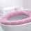 Copriwater elastico in acrilico, rosa 4