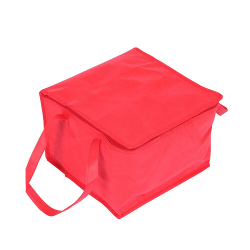 Isolert matleveringspose rød 31x31x22cm 2