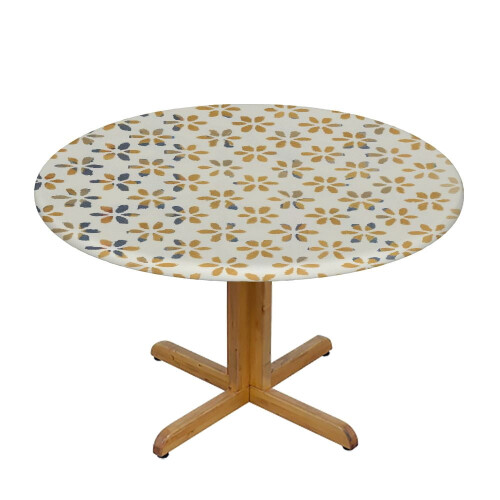 Rund polyesterduk med elastisk kant 2