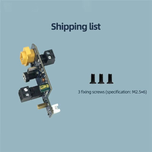 Multi Interface Power Input and Fan Control Board Various Power Supply DIY Module Three Gear Adjustment 6-70vdc