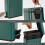 Metal Step Trash Can 1.3 Gallon Hunter Green 4