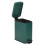 Metal Step Trash Can 1.3 Gallon Hunter Green 6