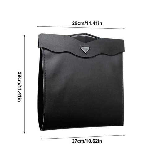 Lot de 2 poubelles de voiture pliables et étanches 1
