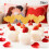Glitter Heart Cake Topper Valentine's Day 20 Pack 6