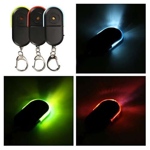 LED Key Finder Tracker με φακό και ήχο, συμβατό με κλειδιά, κατοικίδια, τηλέφωνα, πορτοφόλια, 2