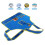 Children's Waterproof Art Apron Blue 3 Pieces 3
