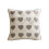 Kussensloop met Valentijnshart, geborduurd, polyester, 45x45 cm 2