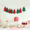 Kerstbanner/slinger van vilt, 2,8 m 3