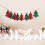 Kerstbanner/slinger van vilt, 2,8 m 4