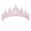 Fascia per capelli da sposa con strass di cristallo per donna 2