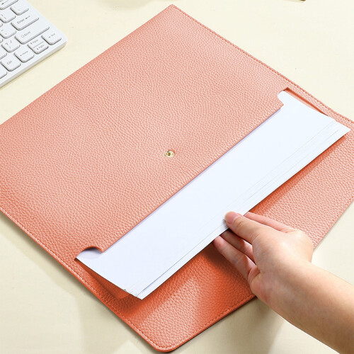 Waterproof Leather Document Bag Multi-Color 1 Pc 1