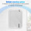 Aromatherapy Air Diffuser 200m³ USB Silent Essential Oil Diffuser Portable for Hotels and Spas Gray 4