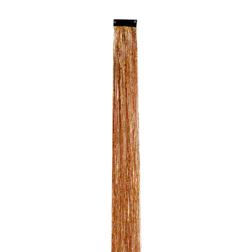 Aplique de cabelo dourado escuro 19,68 polegadas (1 unidade) 1