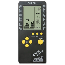 Portable Transparent Retro Game Console Screen Handheld Brick Game Player Gift for Children and Adults
