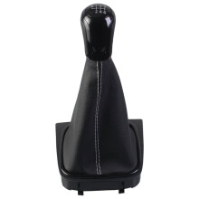 5 6 Speed Gear Shift Knob Shifter Lever Gaiter Boot Cover Collar for 6 MK5 MK6 2005 2006 2007-2014 6 Speed