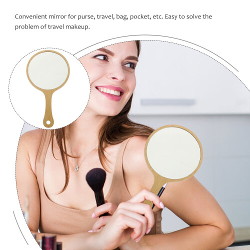 Magnifying Mirror Handheld Portable Vanity Lightweight Makeup Durable 1