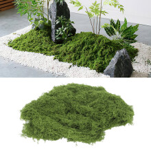 Muschio artificiale da 200 g - Verde scuro, bonsai in miniatura